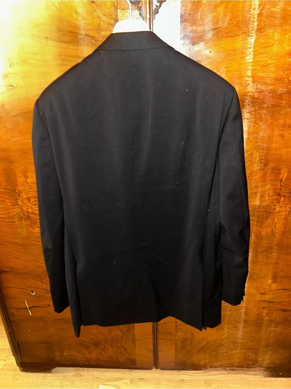 Giorgio Armani Black Men's Tuxedo Jacket with Satin Lapel